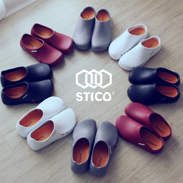 STICO NEC-03 Men Chef Shoes Clog Kitchen Non-Slip Safety Shoes  Oil&Water Rubber