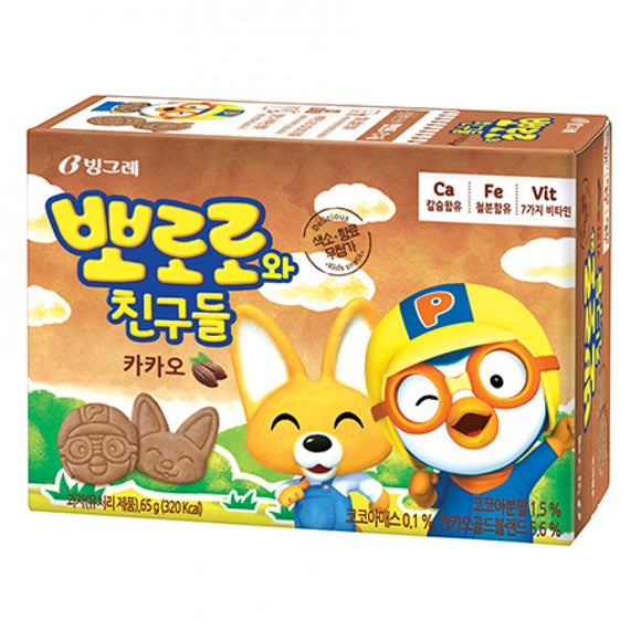 Pororo Cacao Flavored Biscuit 65g