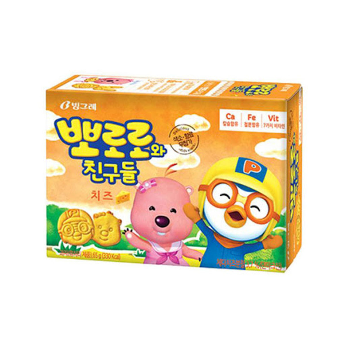 Pororo Cheese Flavored Biscuit 65g – k-selects