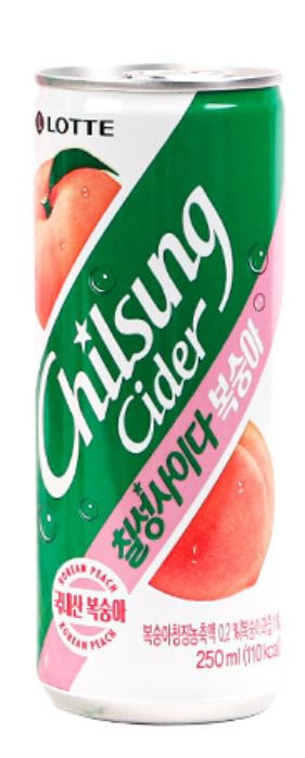 Chilsung Cider Peach 250mL